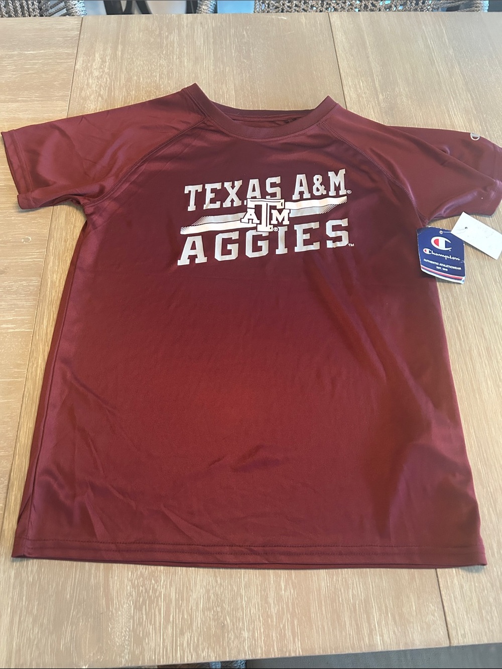 Champion‎ Kids Maroon Texas A&M Aggies Logo Tee